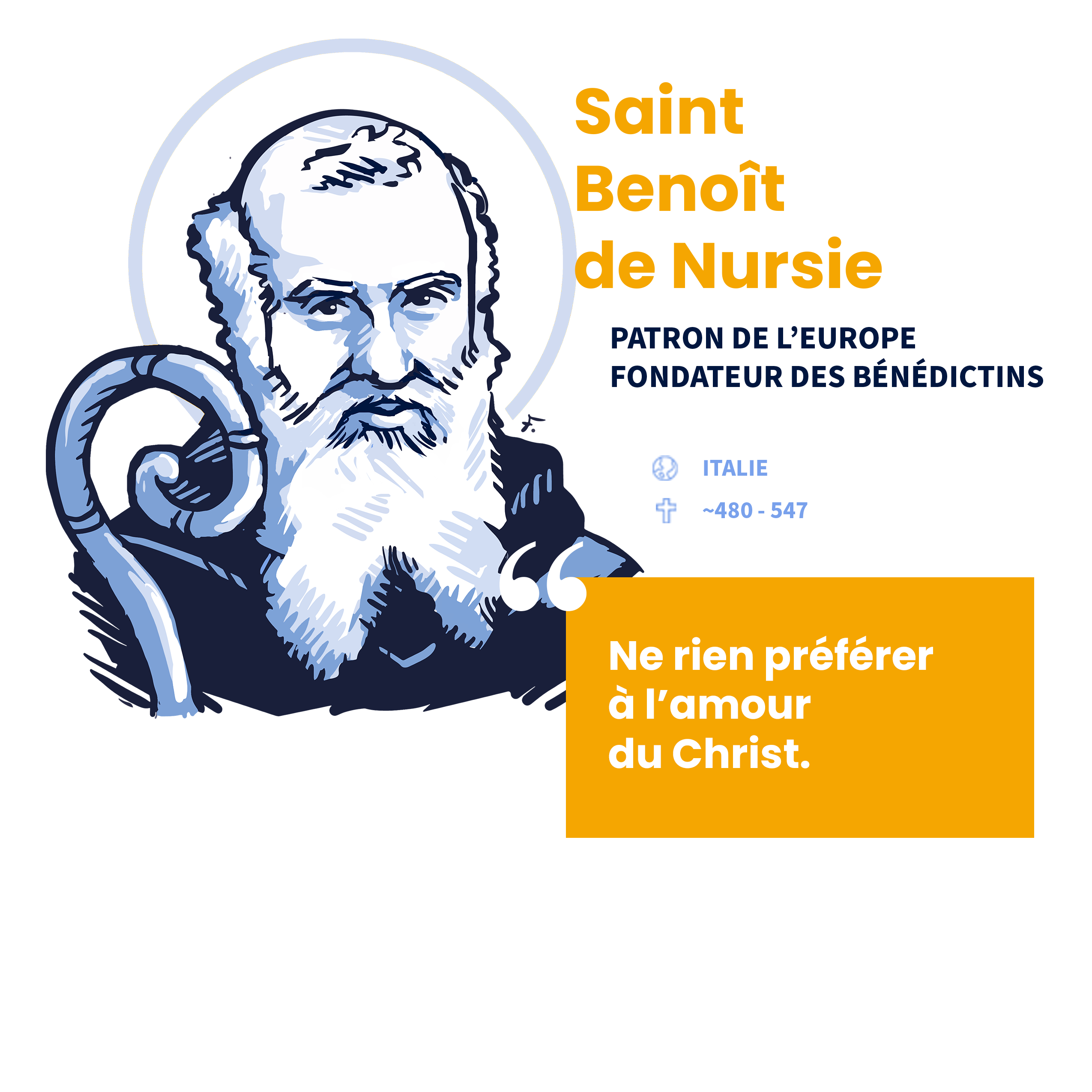Témoins du Christ - Saint Benoît de Nursie